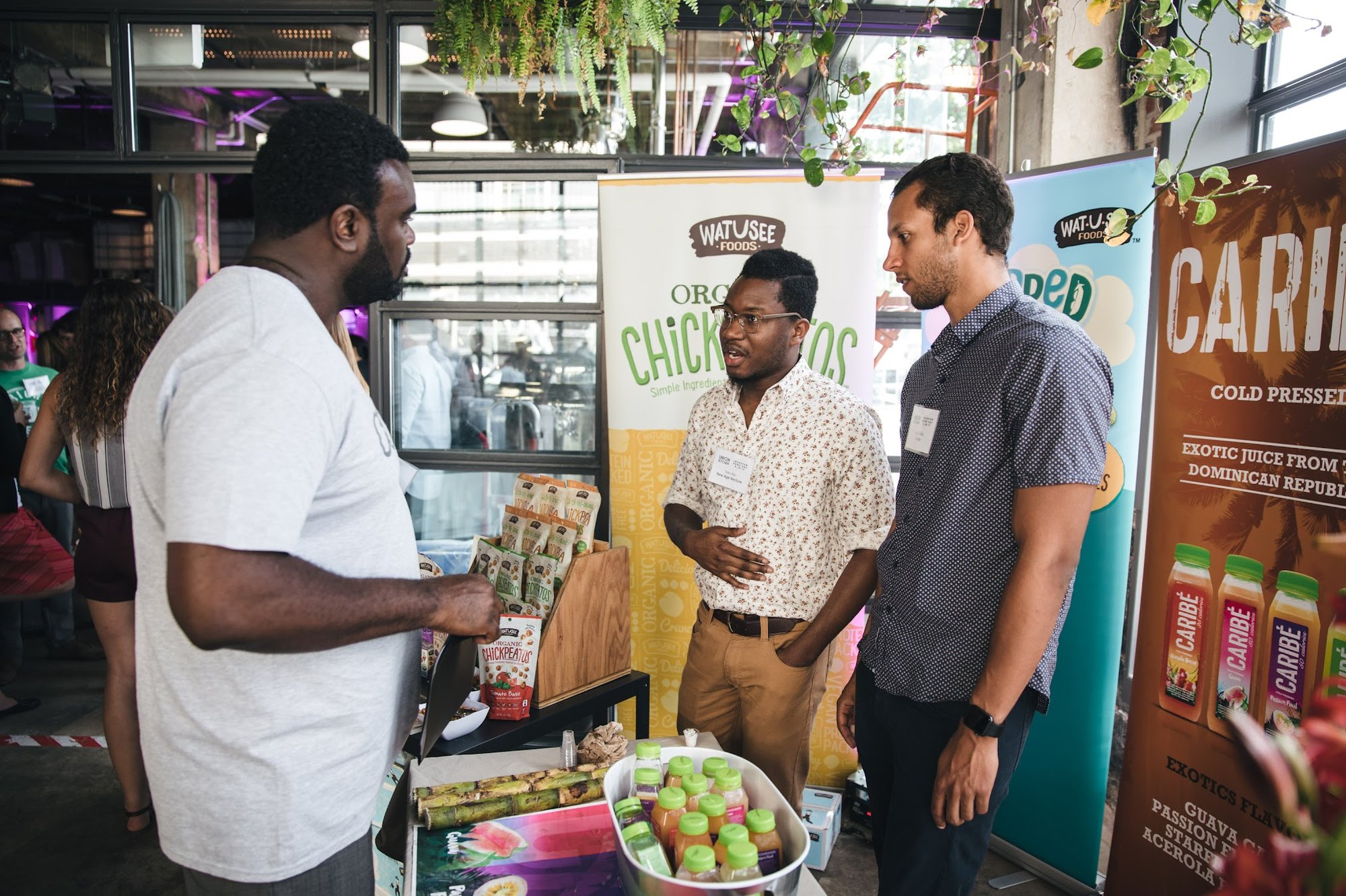 Investor Demo Day Photos - Tabling - Tim Grant - Caribe