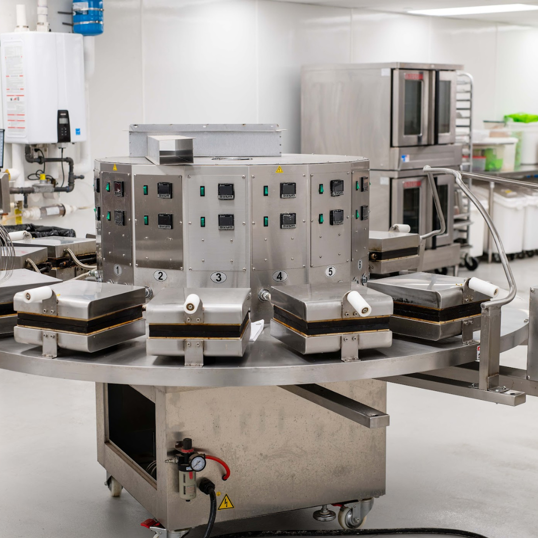 Waffle-making equipment