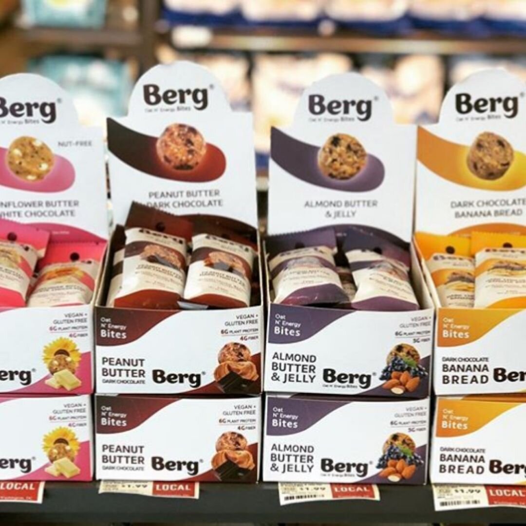 Berg Bites Product Health Ball Local Business Washington DC Launch Snacks Pea Protein Snacks