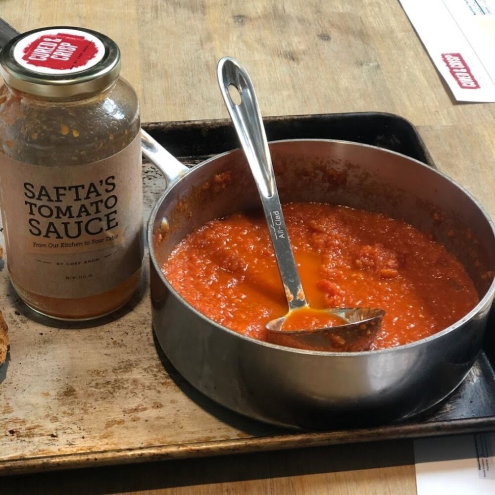 A Pig, A Blind Date, and Safta's Tomato Sauce