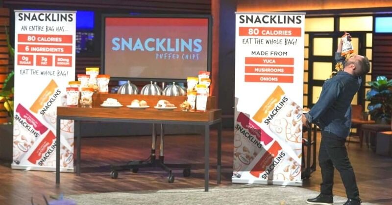 Samy K on Shark tank Snacklins Product Launch Business Food Washington DC