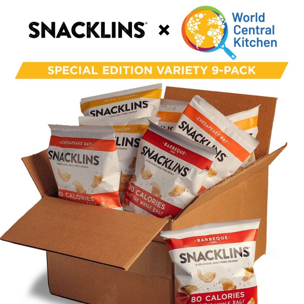 Snacklins and World Central Kitchen Team Up to Address Food Shortages