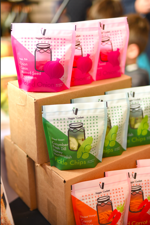 Veggie Confetti packaged pickled onions Local Product Business Launch Washington DC Women owned