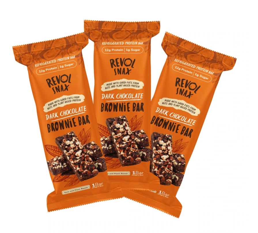Revol Snax Launches New Brownie Protein Bar