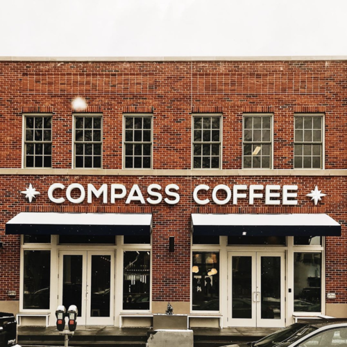 Compass coffee store front