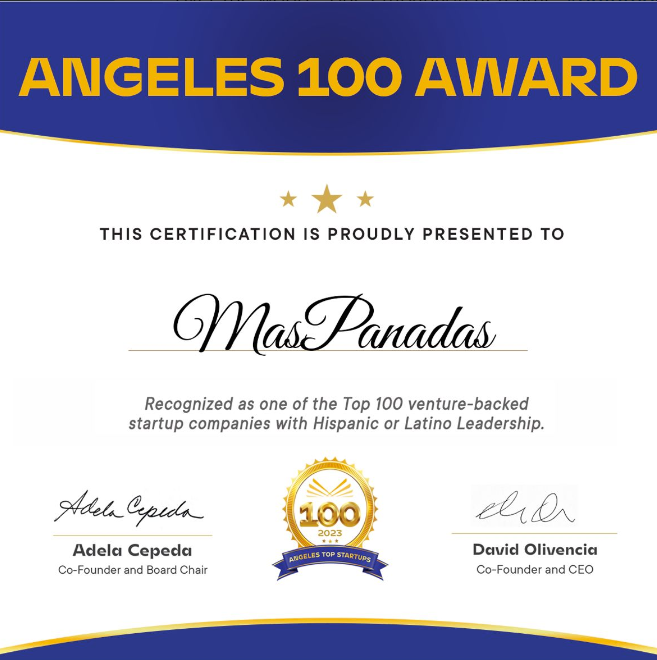 Maspanadas Recognized As Top 100 Hispanic-Led Companies in U.S.